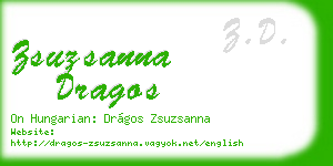 zsuzsanna dragos business card