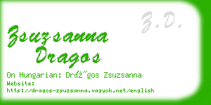 zsuzsanna dragos business card